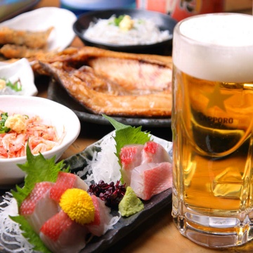 自慢の魚満載!2h飲み放題付3,000円～